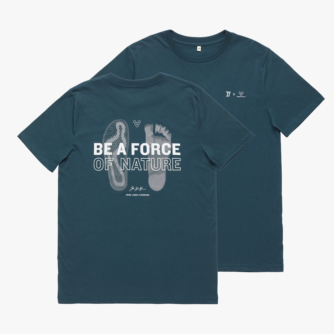 Vivobarefoot Force Of Nature T-Shirt Unisex Midnight