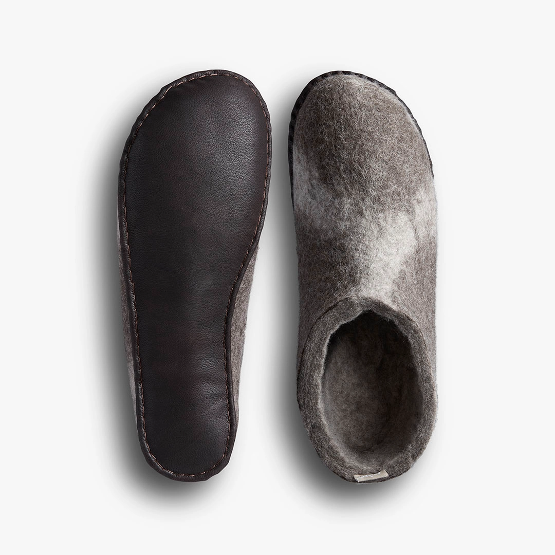 Mim Felt Slipper II Natural Falcon